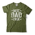 thumbnail image 1 of Mens Best Dad Ever T-shirt Father's Day Dad T-Shirt Dad Shirts Dad Birthday Gift Tee (XX-Large Military Green), 1 of 6
