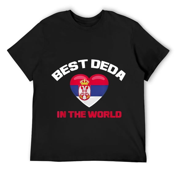 Mens Best Deda in the world T-Shirt Black