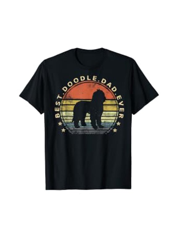 Mens Best Doodle Dad - Dog Lover Owner Labradoodle Goldendoodle T-Shirt