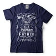 thumbnail image 1 of Mens Best Father T-shirt No 1 Dad Tee Shirt Funny Fathers Day Gifts Father Shirt Dad Shirts (Large Navy Blue), 1 of 6