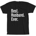 thumbnail image 1 of Mens Best Husband Ever T Shirt Funny Tee Gift for Groom Cool Humor, 1 of 3