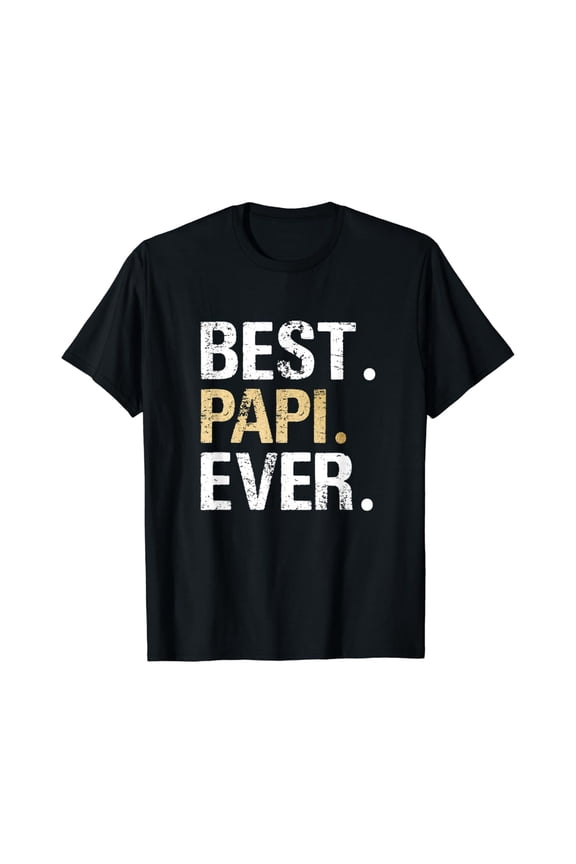 Mens Best Papi Graphic Papi From Granddaughter Grandson T-Shirt