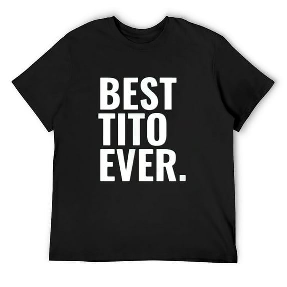 Mens Best Tito Ever T-Shirt Black Large
