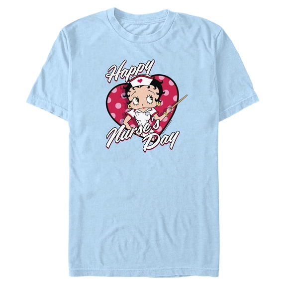 Mens Betty Boop Happy Nurse's Day T Shirt