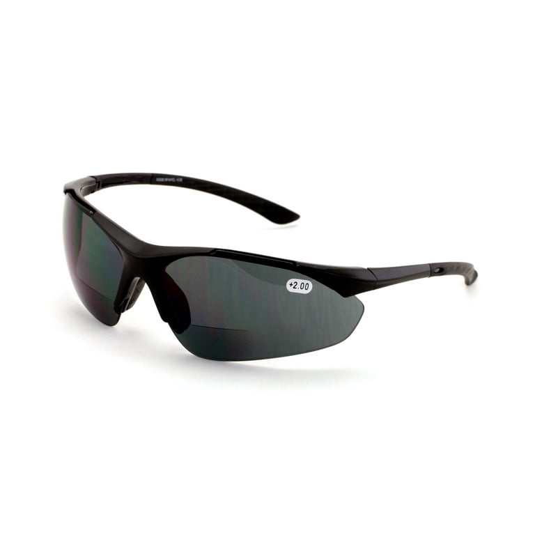 Mens Bi-Focal sunglasses Nearly Invisible Line Outdoor Readers