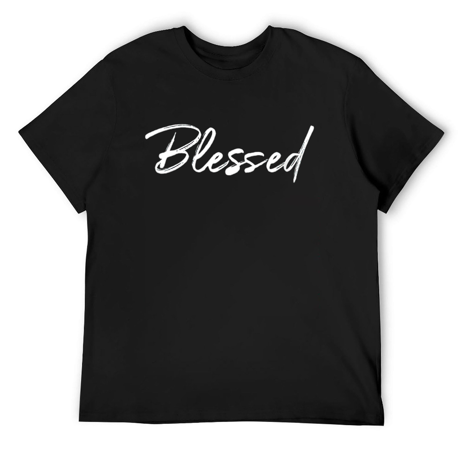 Mens Bible Verse Gift Cute Mom Christian Quote Blessed Round Neck T