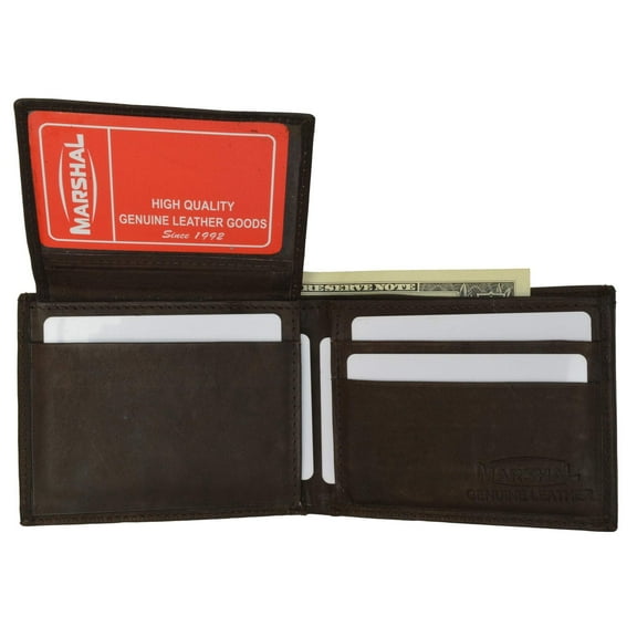 Mens Bifold Wallet with ID Window and Credit Card Slots 578 CF