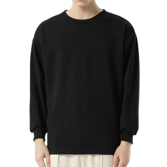 Mens Big And Tall Hoodies Round Neck Heavy Small Neckline Cotton Side Pocket Sweater Loose Brand Mens Zip Up Hooded Sweatshirt