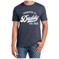 thumbnail image 1 of Mens Big And Tall T Shirts Ladies Promoted To Daddy 2023 Funny Sarcastic Saying Humor Joke T Shirt Men Shirt Navy L, 1 of 4