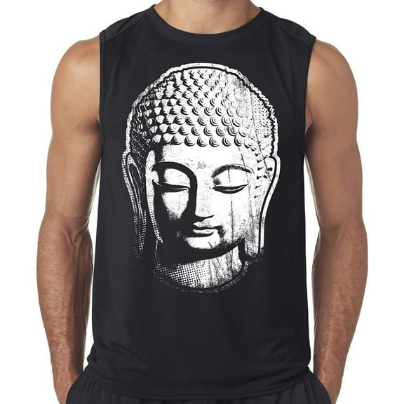 Mens "Big Buddha" Muscle Tee - Black
