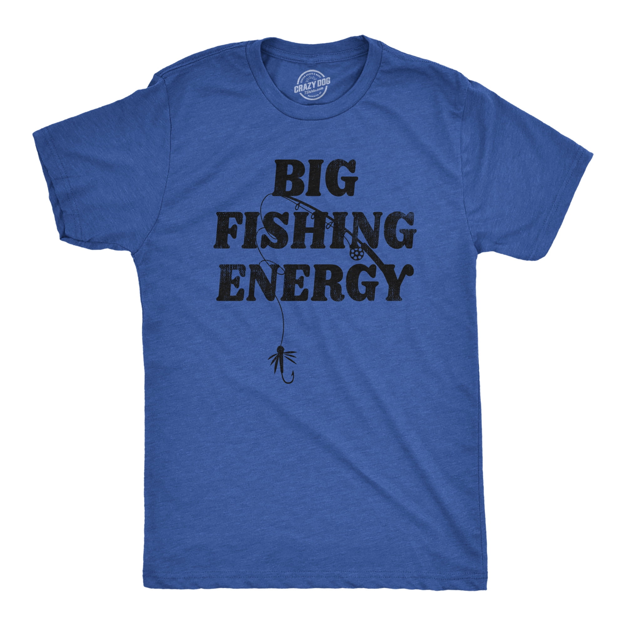 WTF Wheres the Fish Funny Fishing Fisherman Mens T-Shirt 100% Cotton