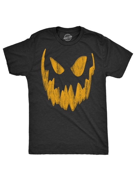 Mens Big Mouth Bob Pumpkin T Shirt Funny Halloween Jack O Lantern Spooky Smile Tee for Guys Graphic Tees