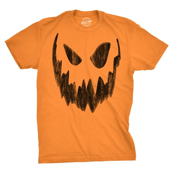 Mens Big Mouth Bob Pumpkin T Shirt Funny Halloween Jack O Lantern Spooky Smile Tee for Guys Graphic Tees