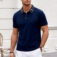 thumbnail image 1 of Mens Big & Tall Athletic Golf Shirts Plus Size Short Sleeve Workout T-Shirts for Men Pullover Button Collared Casual Tees Tops M-4X, 1 of 6