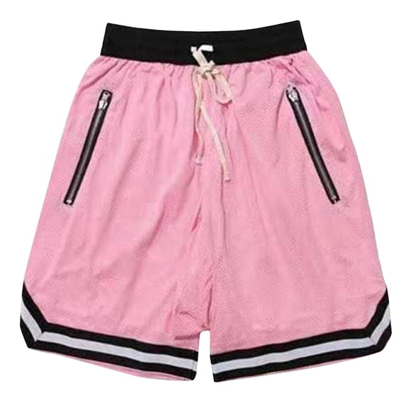 Mens Big & Tall Athletic Shorts, Workout Shorts for Men Summer Outdoor Solid Color Drawstring Elastic Gym Short Pants with Pockets S-5XL