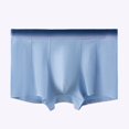 thumbnail image 1 of Mens Big & Tall Boxer Briefs Plus Size L-4X Cotton Underwear Casual Color-Block Stretchy Mid Waisted Breathable Full-Coverage Support Boxers, 1 of 5