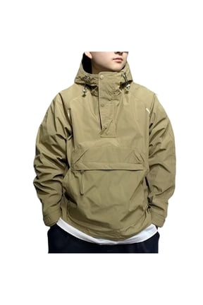 Mens Big and Tall Hoodies, Men's Casual Quarter Zip Pullover-Athletic Windbreaker Lightweight Jackets Hiking Golf for Men Mock Neck with Pockets M-3XL