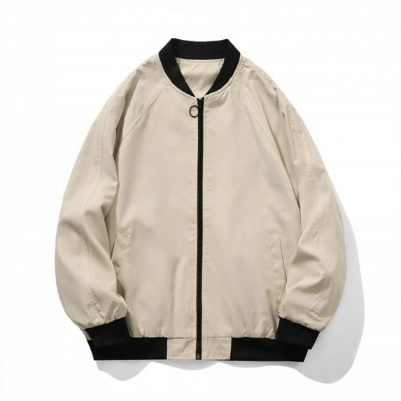 Mens Big & Tall Jackets with Pockets Plus Size M-5X Zipper Up Baseball Coats Casual Long Sleeve Color Block Breathable Workout Outerwear Jacket