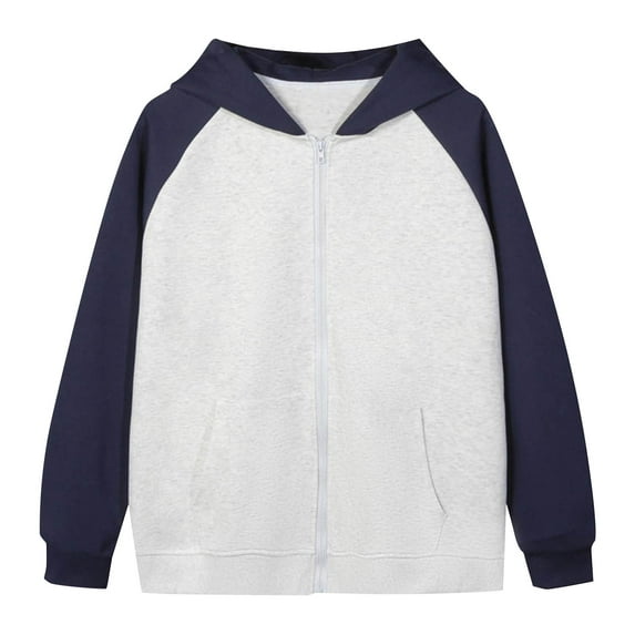 Mens Big & Tall Jackets with Pockets Plus Size S-5X Zip Up Hoodies & Sweatshirts Casual Color Block Long Sleeve Comfort Workout Outerwear Coats