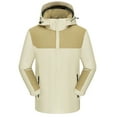 thumbnail image 1 of Mens Big & Tall Rain Coats, Men's Rain Jacket Lightweight Waterproof Raincoat with Removable Hooded Outdoor Hiking Windbreaker M-5XL, 1 of 3