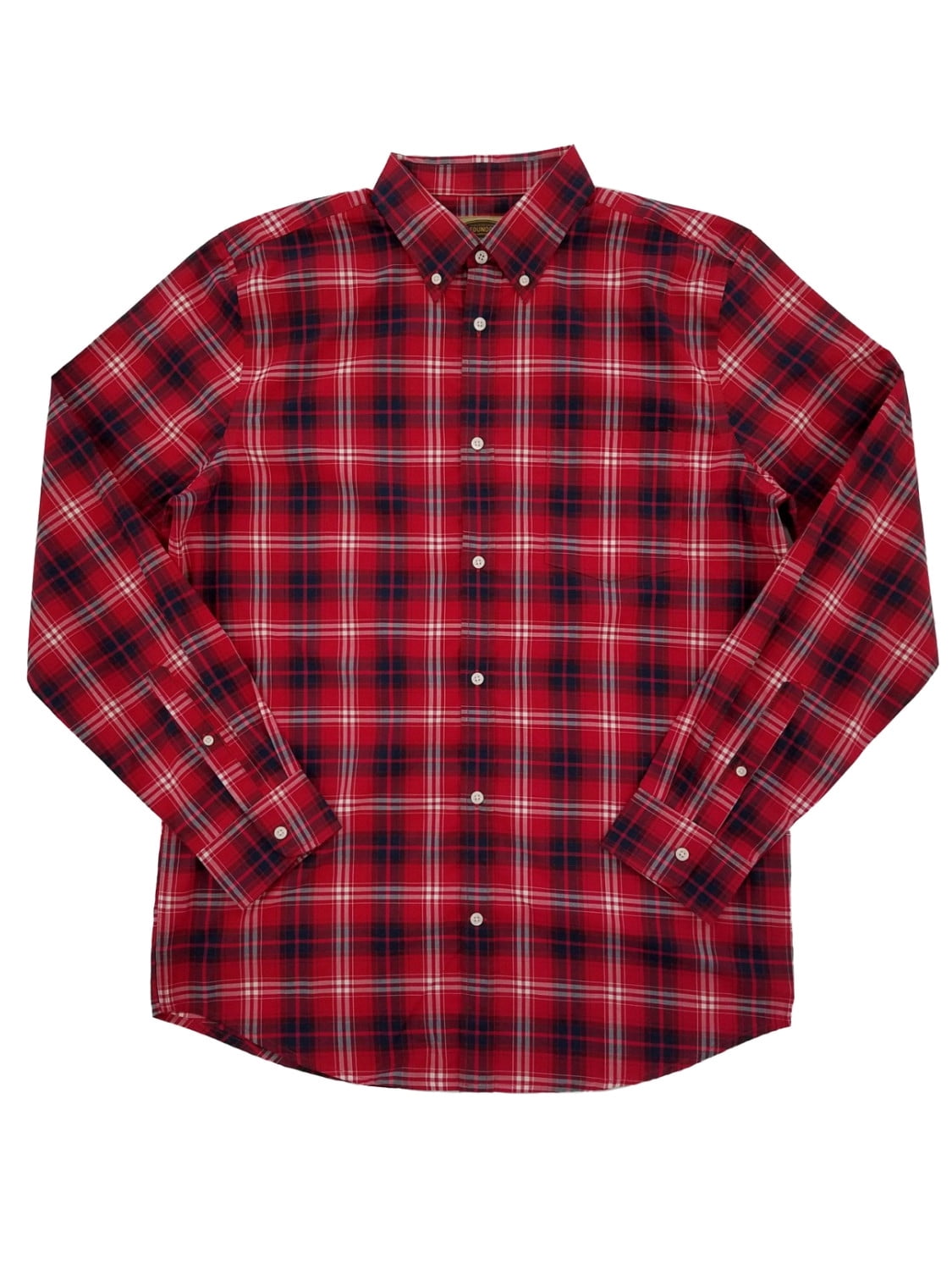 The Foundry Big \u0026 Tall Casual Button-Down Shirts in Big and Tall Shirts -  Walmart.com