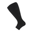 thumbnail image 1 of Mens Big & Tall Socks 2X-4X Plus Size Over the Calf Toeless Compression Solid Stretchy Casual Athletic Running Nylon Long Tube-Sock, 1 of 2