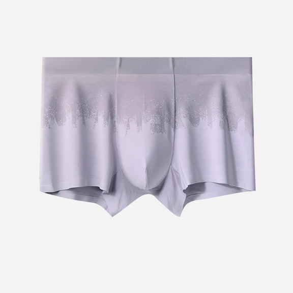 Mens Big and Tall Boxer Briefs L-4X Plus Size Soft Modal-Underwear Boys Casual Gradient Printed Breathable High Waisted Stretchy Boxers