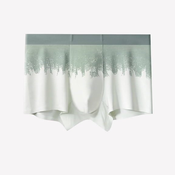 Mens Big and Tall Boxer Briefs L-4X Plus Size Soft Modal-Underwear Boys Casual Gradient Printed Breathable High Waisted Stretchy Boxers