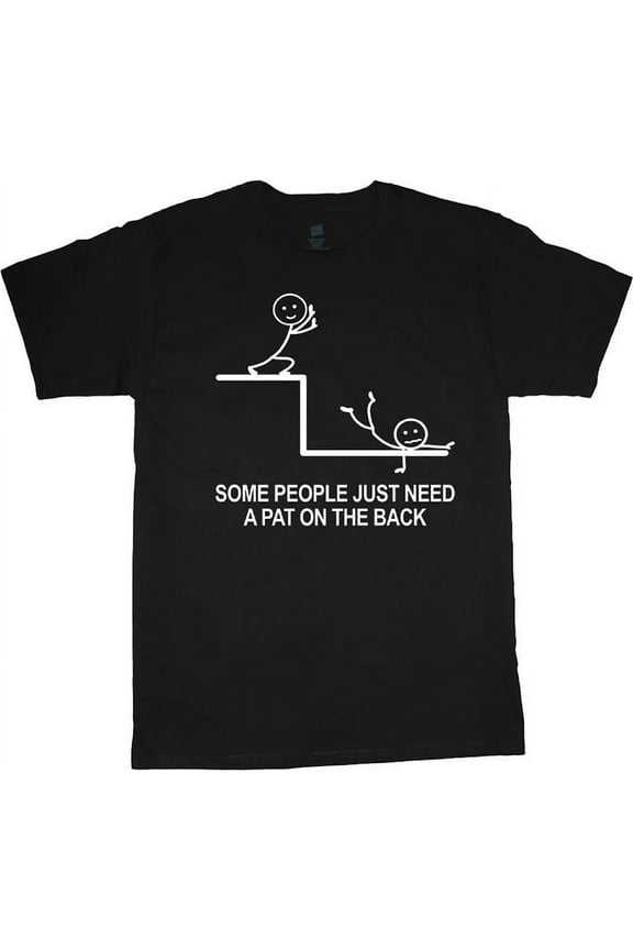 Mens Big and Tall Clothing Graphic Tees Funny Stick Figure