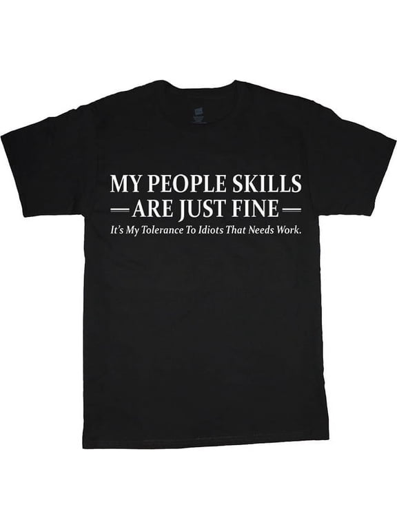 Mens Big and Tall Clothing Graphic Tees People Skills