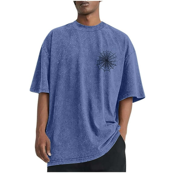 Mens Big and Tall Oversized T-Shirt Vintage Casual Loose Short Sleeve Shirt Baggy Washed Unisex Tee Tops Streetwear