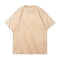 thumbnail image 1 of Mens Big and Tall Oversized T-Shirts, Short Sleeve Shirts for Men Summer Casual Vintage Solid Color Crewneck Tshirt Tops, 1 of 5