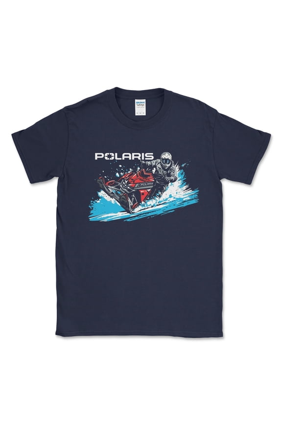 Mens Big and Tall Polaris Snowmobile Tee