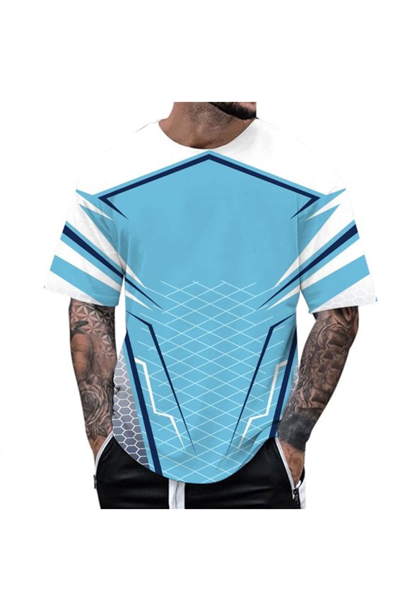 Mens Big and Tall T Shirts 3xlt Short/long Sleeve Big and Tall Basic Active Tops Regular Fit Solid Color Boat Neck Summer Casual Outdoor Basic Tops