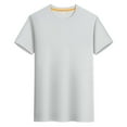thumbnail image 1 of Mens Big and Tall Tshirts Shirts Men Tee Men's Heavy Weight Crew Neck T-Shirt Mens Premium Cotton Tee, 1 of 5