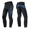 thumbnail image 1 of Bicycle Pants for Men Padded Biking Long Pants Road Cycling Leggings Blue 3XL, 1 of 6