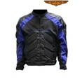 thumbnail image 1 of Mens Biker Textile Jacket With Reflective Strip On Front & Back, 1 of 3