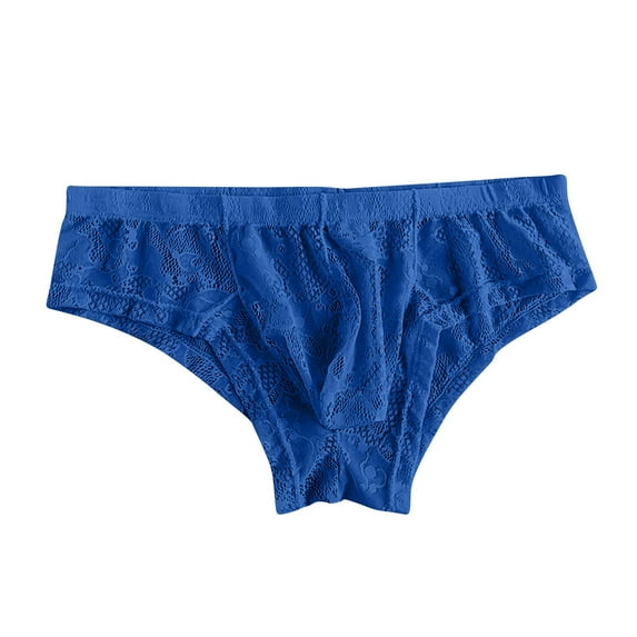 Mens Bikini Low Waist Underwear - Ice Silk Thong G String Sexy Tight Stretch Breathable Quick Dry Moisture Wicking Lightweight Briefs