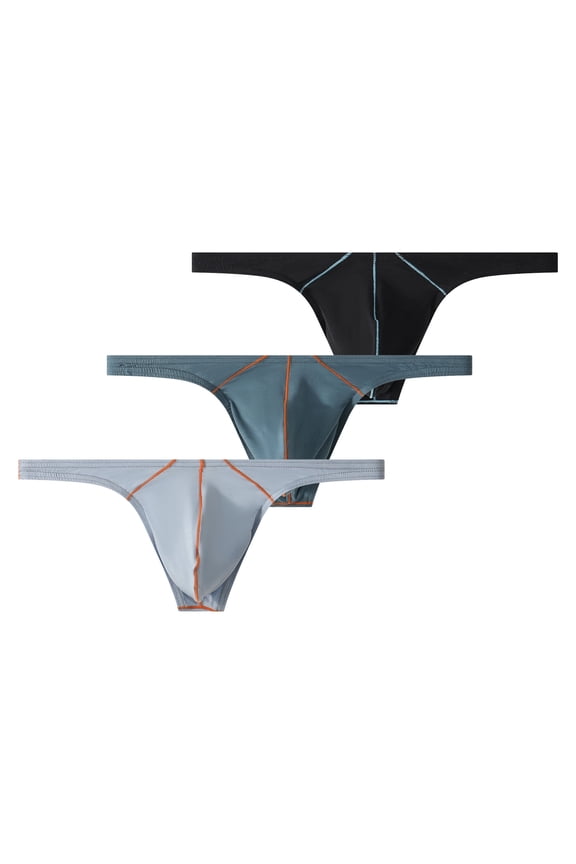 Mens Bikini Underwear Low Rise Briefs Tag Free - 3 Pack