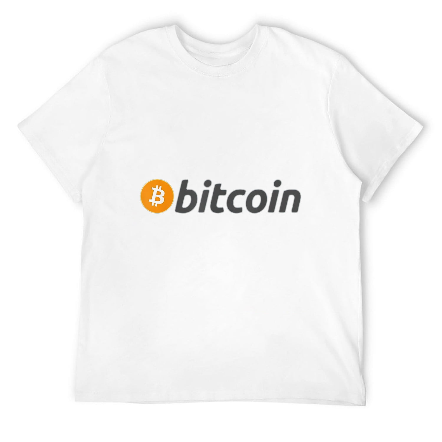 Mens Bitcoin T-Shirt For Crypto Currency Traders T-Shirt White