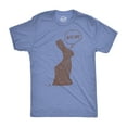 thumbnail image 1 of Mens Bite Me Chocolate Easter Bunny T Shirt Funny Sassy Candy Hilarious Tee Graphic Tees, 1 of 7