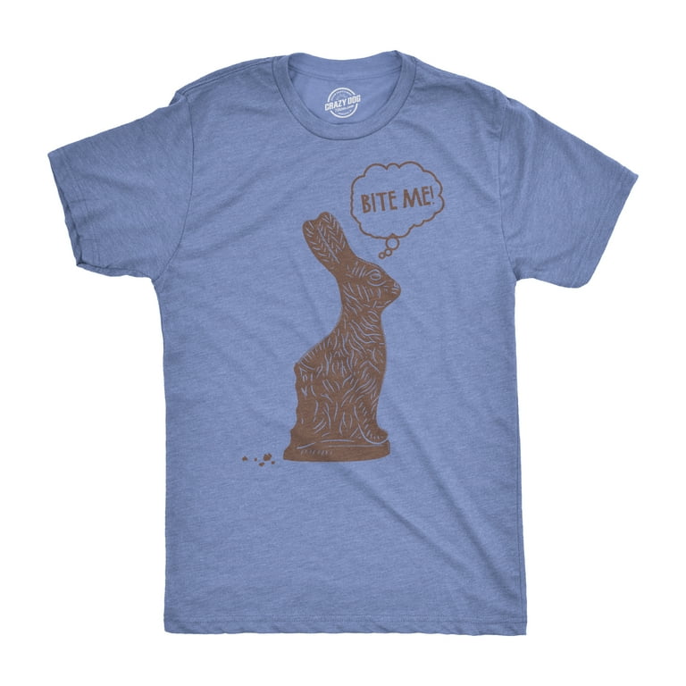 Bite Me Chocolate Bunny Funny Easter Shirt Bite Me Chocolate Bunny Funny Easter Shirt
