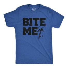 Bite Me Funny T-Shirt Fishing Tee