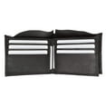 thumbnail image 1 of Mens Black Bifold Card ID Key Holder Genuine Leather Wallet 2552, 1 of 6