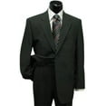 thumbnail image 1 of Mens Black Classic Two Button Style Super Wool Business - Wedding 2 Piece Side Vented 2 Piece Cheap Priced Business Suits Clearance Sale For Men Pleated Pants Regular Fit, 1 of 1