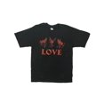 thumbnail image 1 of Mens Black Cupid Arrow Love Valentines Day T-Shirt Tee Shirt Medium, 1 of 1