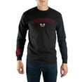 thumbnail image 1 of Mens Black Gryffindor Quidditch Captain Long Sleeve Graphic Tee-XS, 1 of 2