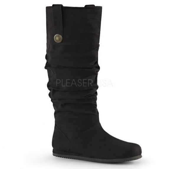 Mens Black Renaissance Faire Costume Boots Large size 12-13
