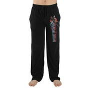 Mens Black Star Wars Mandalorian TV Series Sleep Pajama Pants-XL