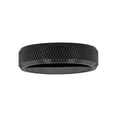 thumbnail image 1 of Mens Black Tantalum Crosshatch Pattern Beveled Edge Wedding Band - Tantalum Ring, 1 of 4